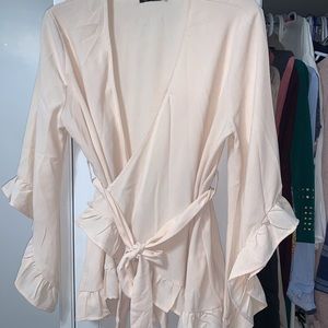 Boohoo chiffon blouse